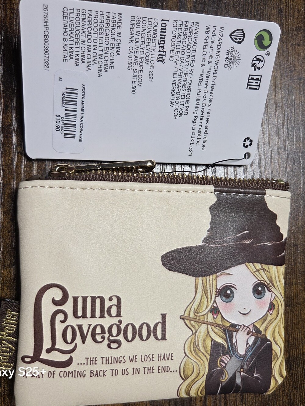 NWT 🧙🏻‍♀️Loungefly Harry Potter Luna Lovegood Coin Purse